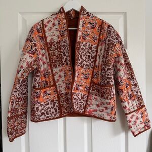 Quilted jacket small nwot